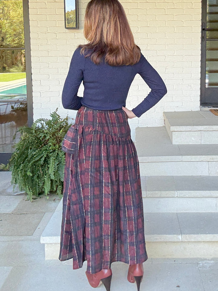 SABELA PLAID SKIRT