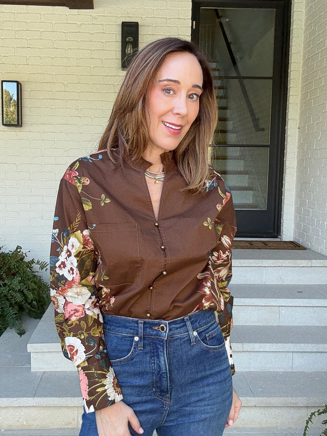 NATALIE FLORAL TOP