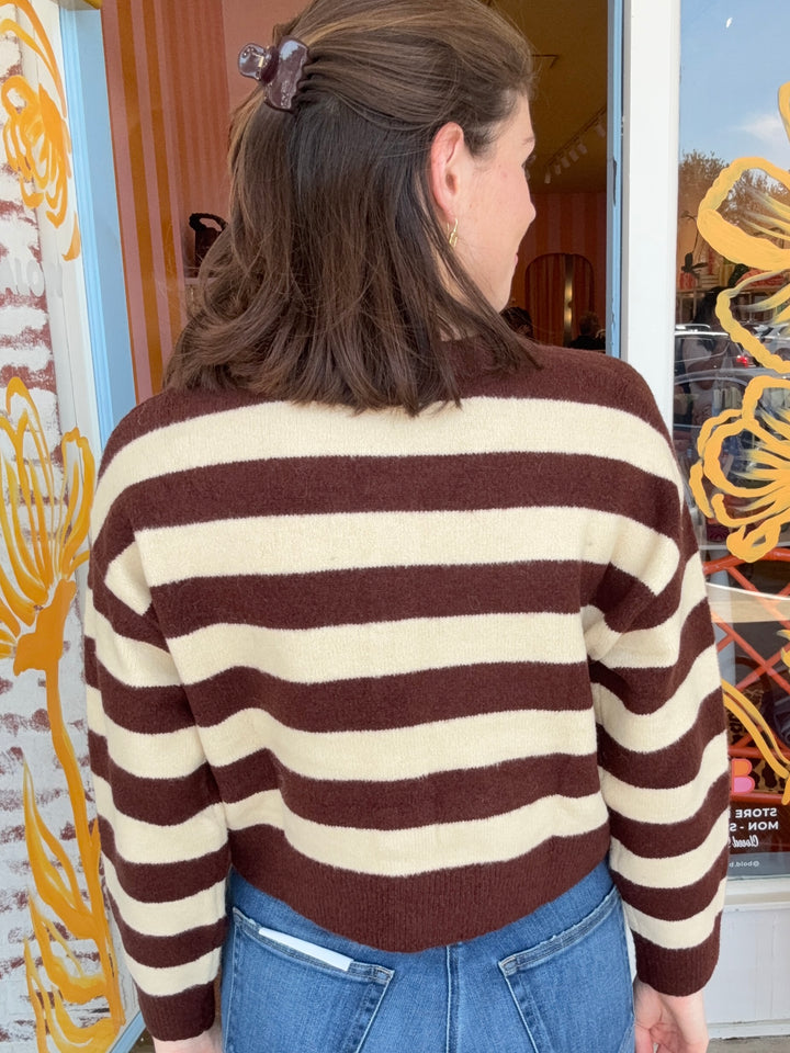 FIONA CHOCOLATE CARDIGAN