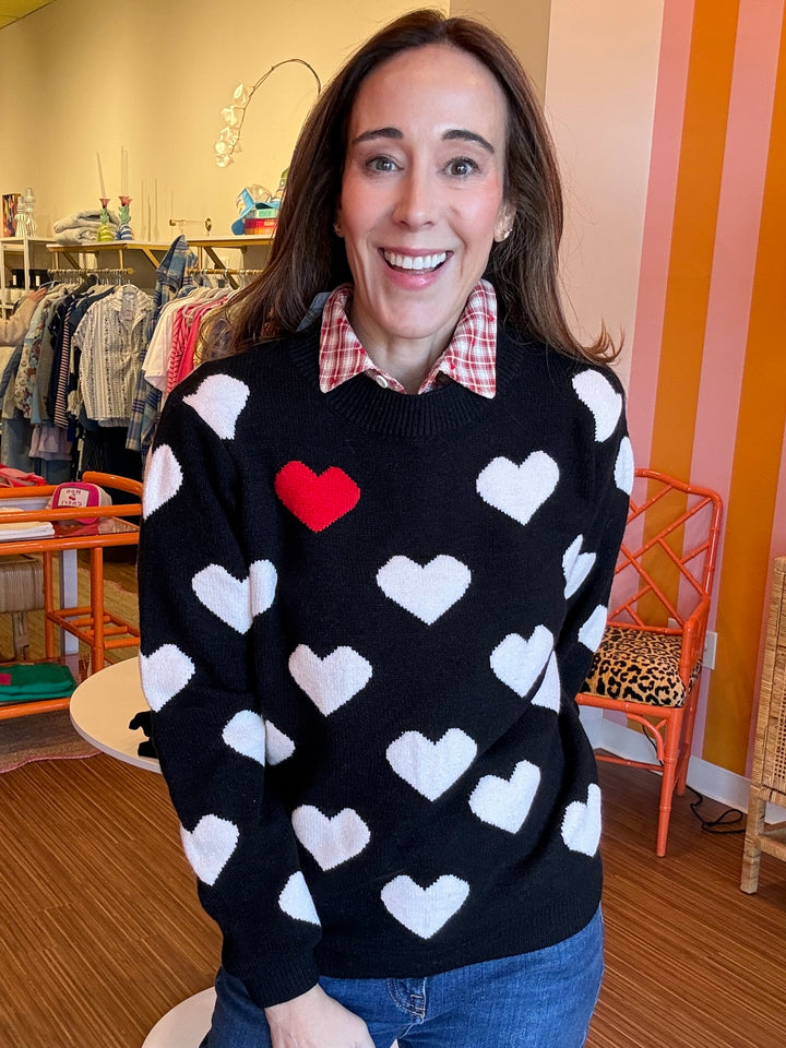 LUVIE HEART SWEATER