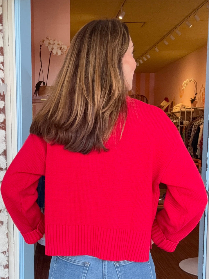ASHER SWEATER RED