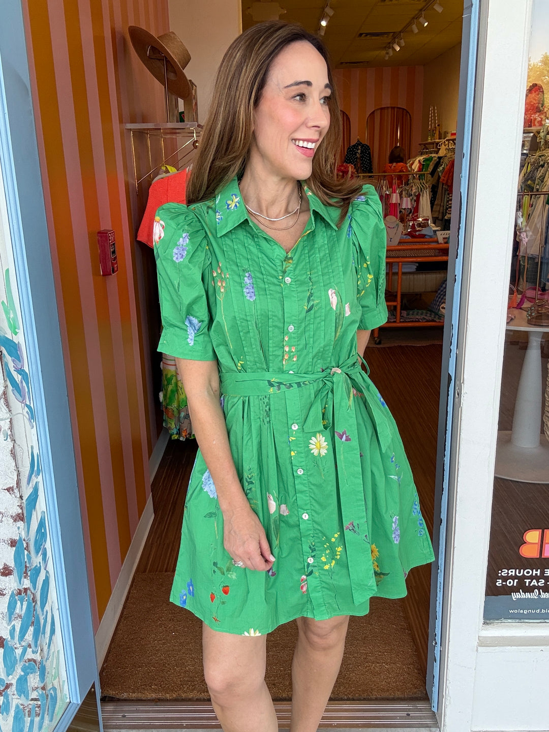 JADE FLORAL DRESS