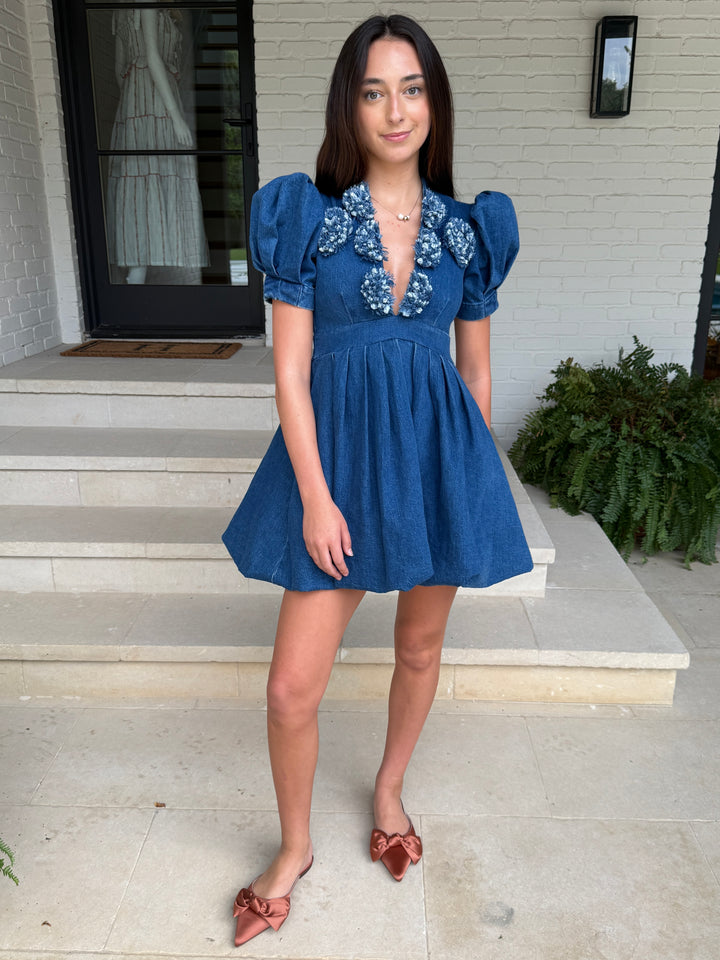 ALEXIA DENIM DRESS