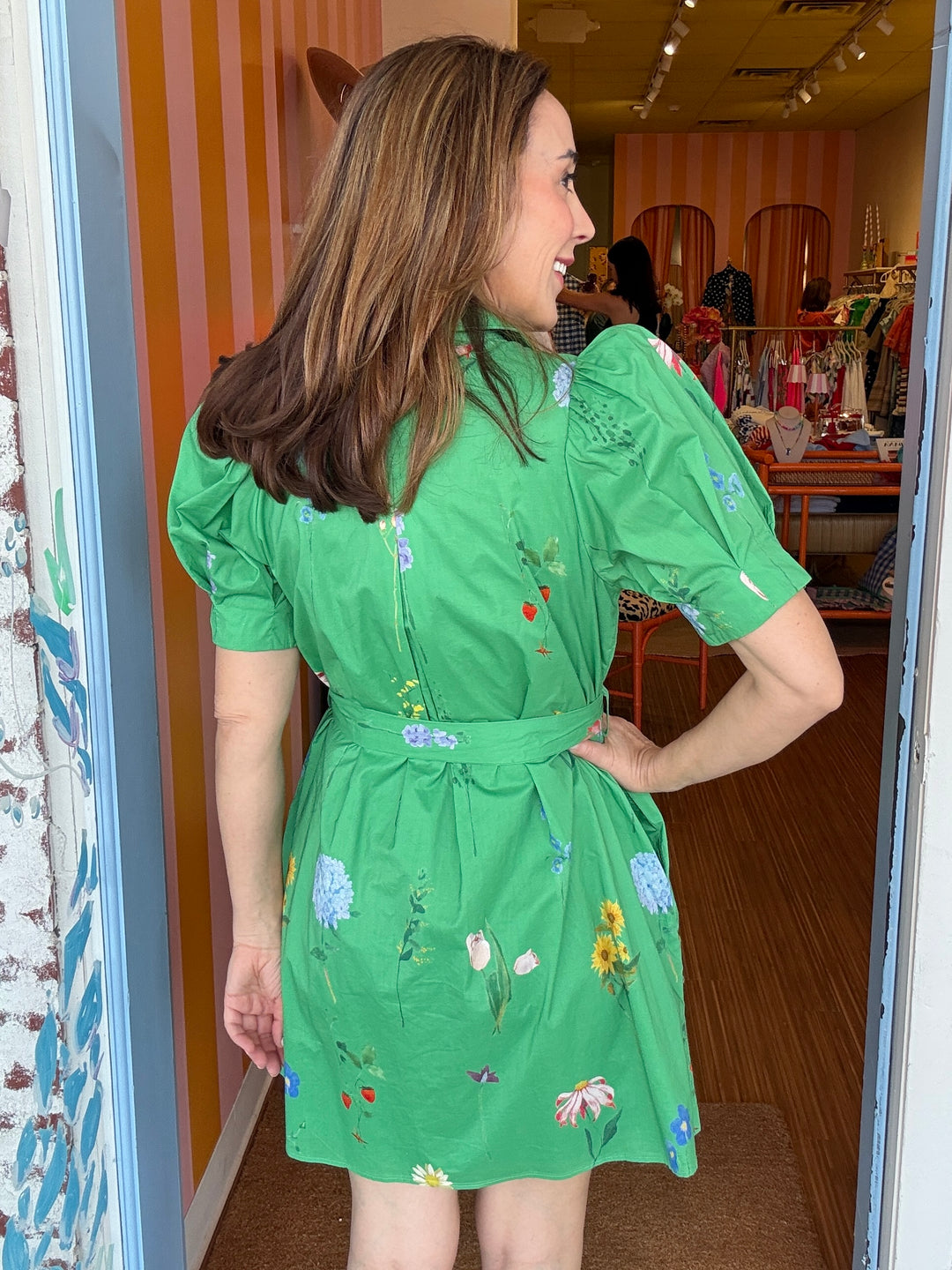 JADE FLORAL DRESS