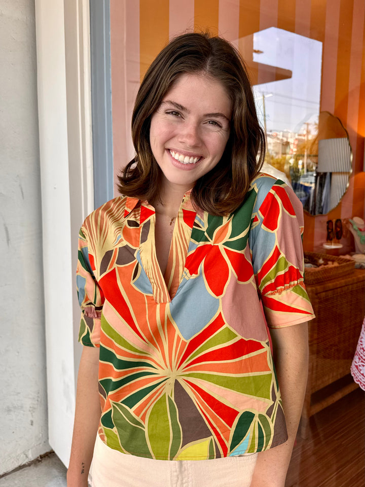 DARLA FLORAL TOP