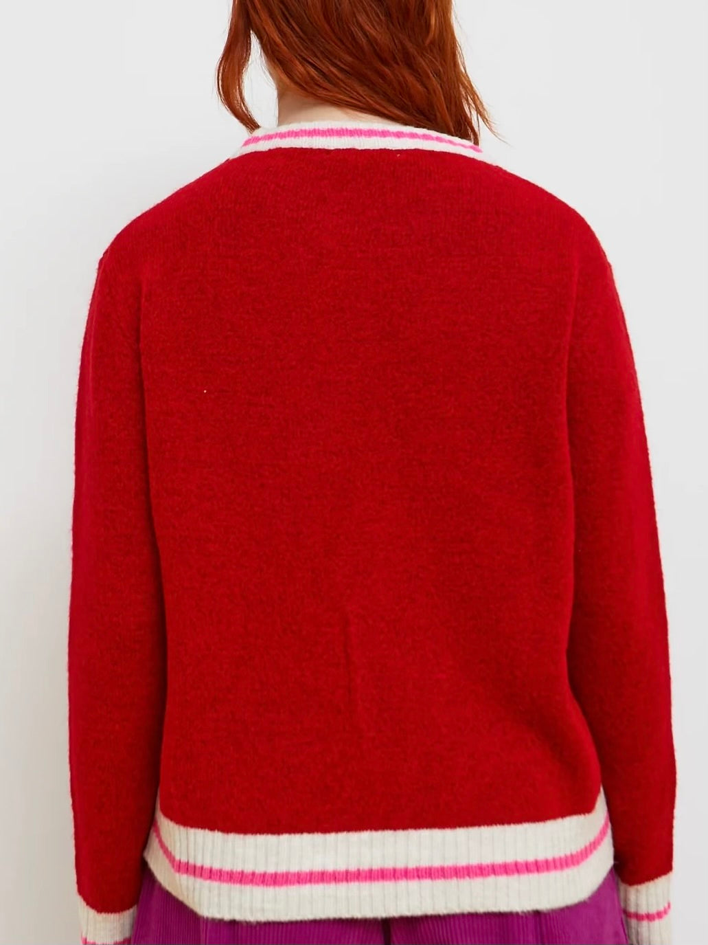 BERRY RED SWEATER