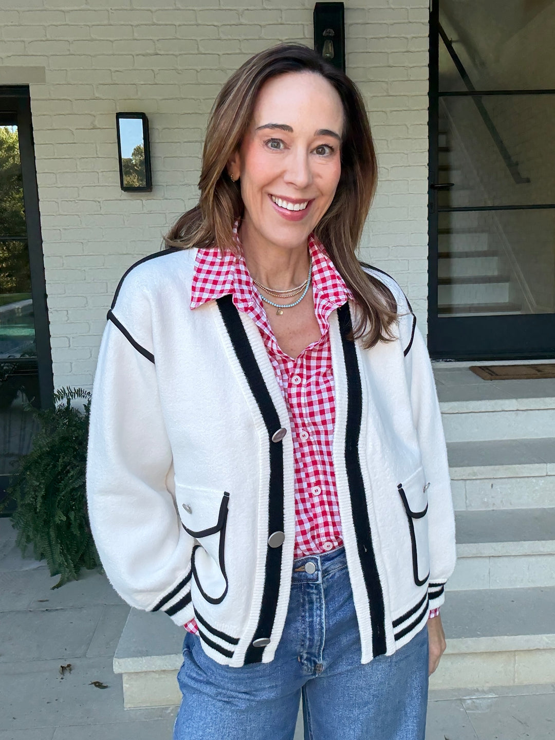 MODERN VARSITY CARDIGAN