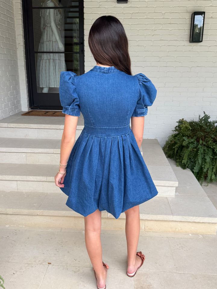 ALEXIA DENIM DRESS