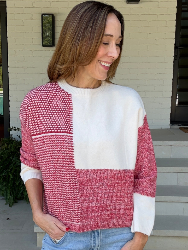 CAMDEN RED KNIT