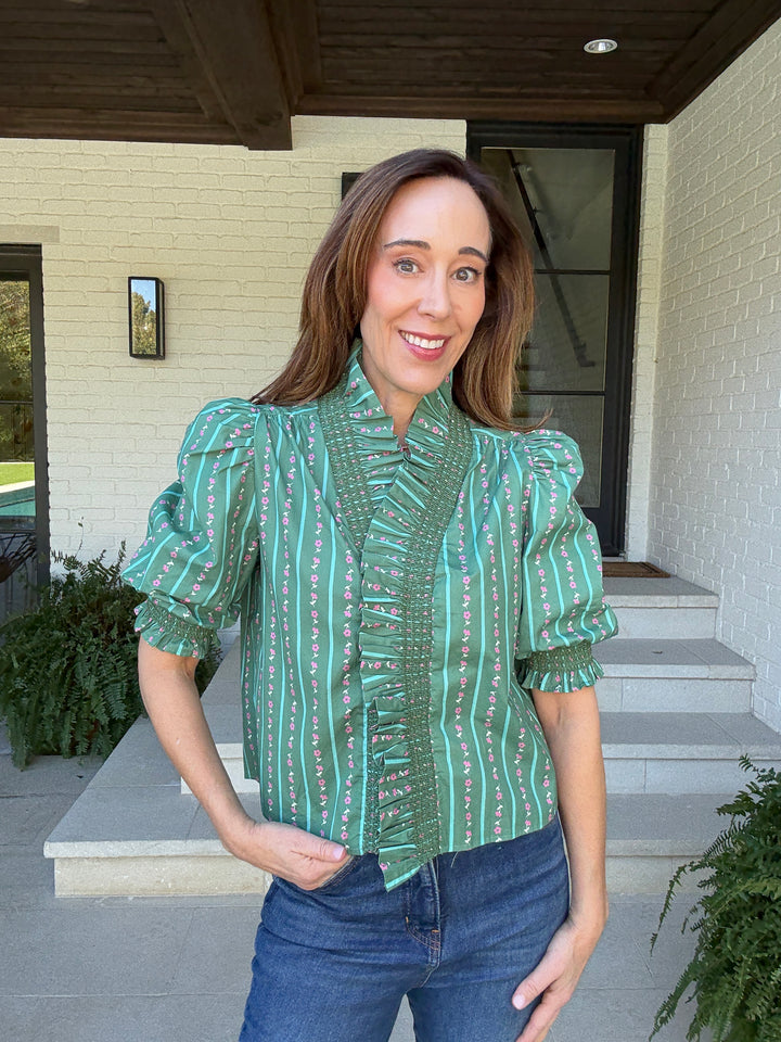 FAIRCHILD FLORAL TOP