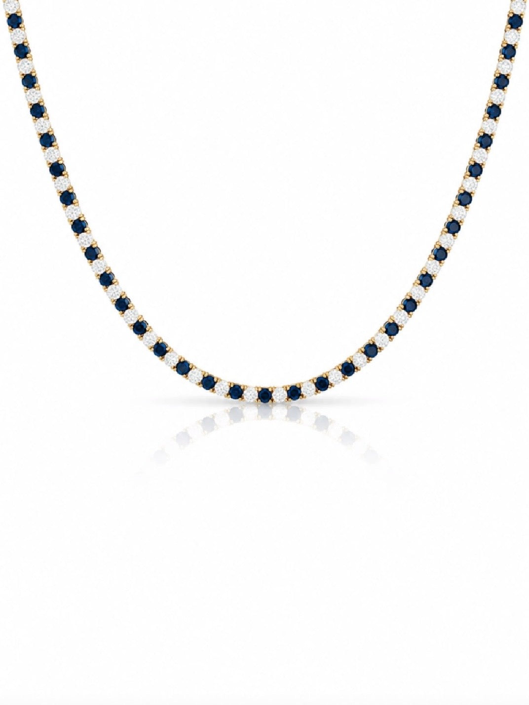 DEE ALTERNATING SAPPHIRE NECKLACE