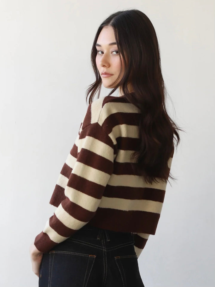 FIONA CHOCOLATE CARDIGAN