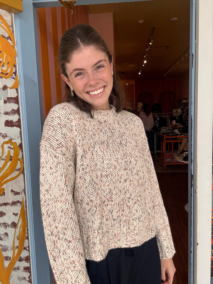 POPCORN IVORY SWEATER