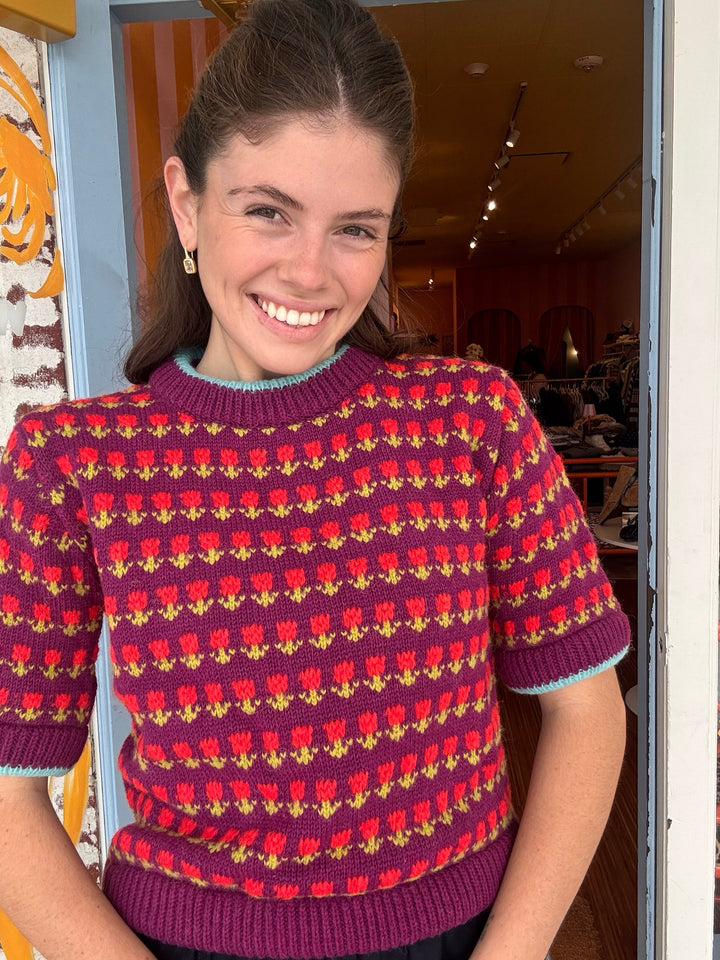 MIGNON PLUM SWEATER