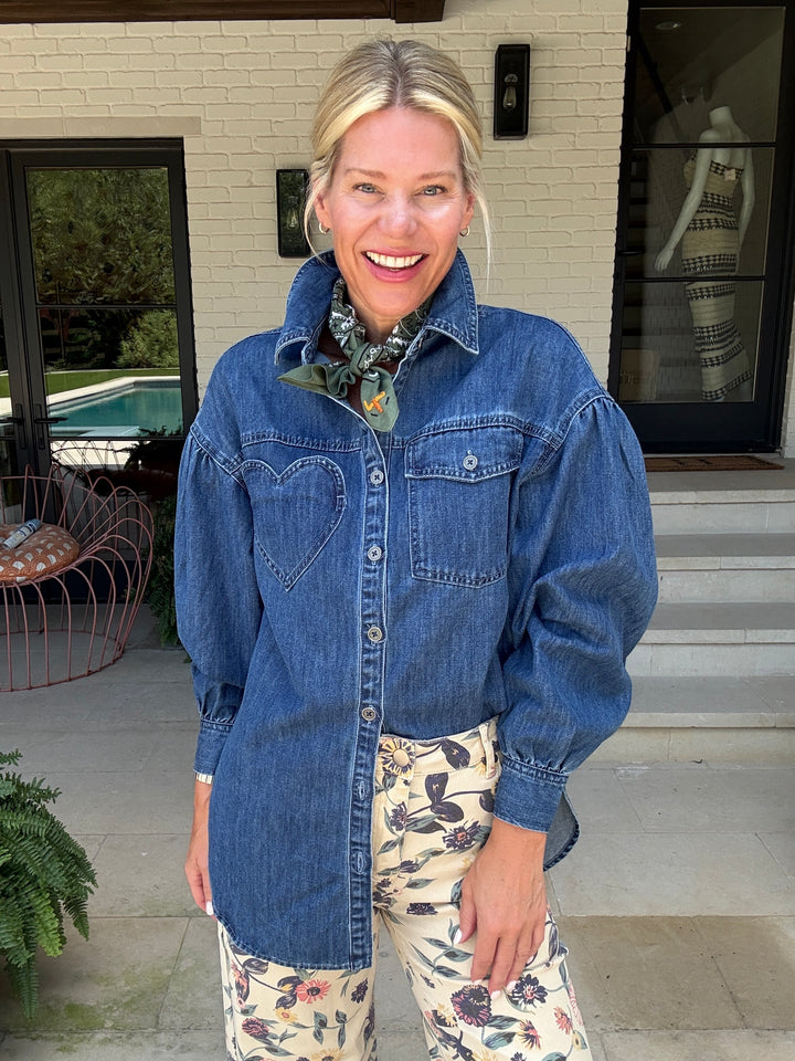 LOVE DENIM SHACKET
