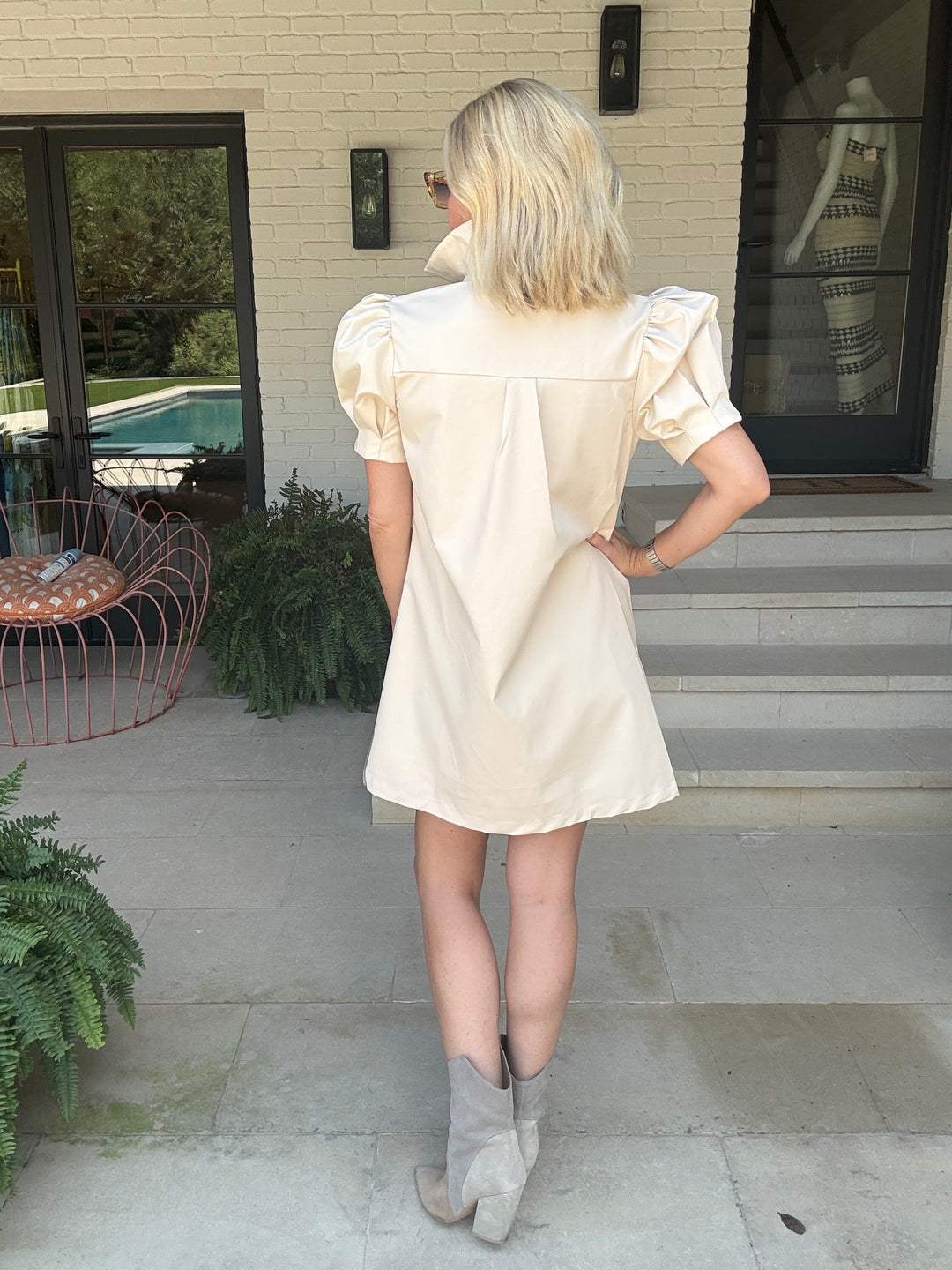 ANDI VEGAN LEATHER DRESS