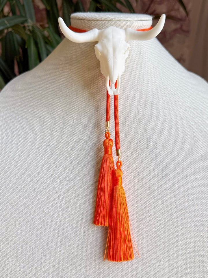 LONGHORN BOLO WHITE