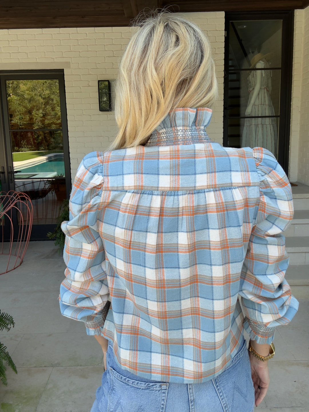 ZURI BLUE TOP