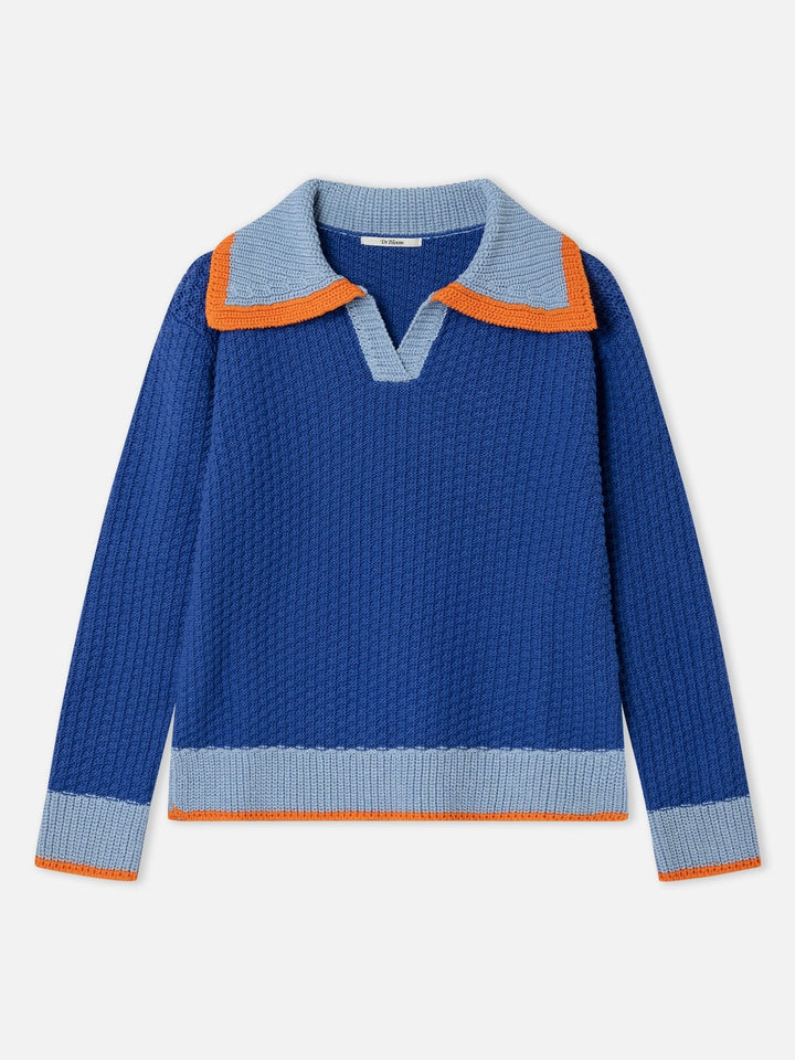 MATCH BLUE SWEATER