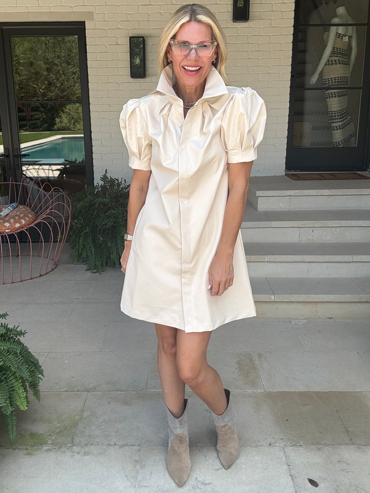 ANDI VEGAN LEATHER DRESS
