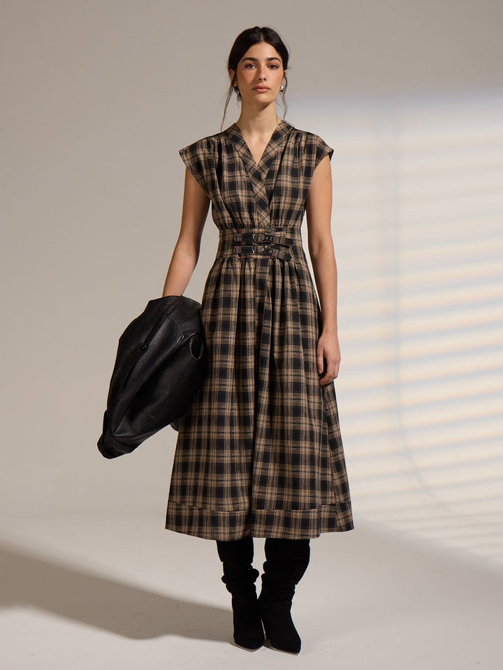 ELTON BELTED DRESS