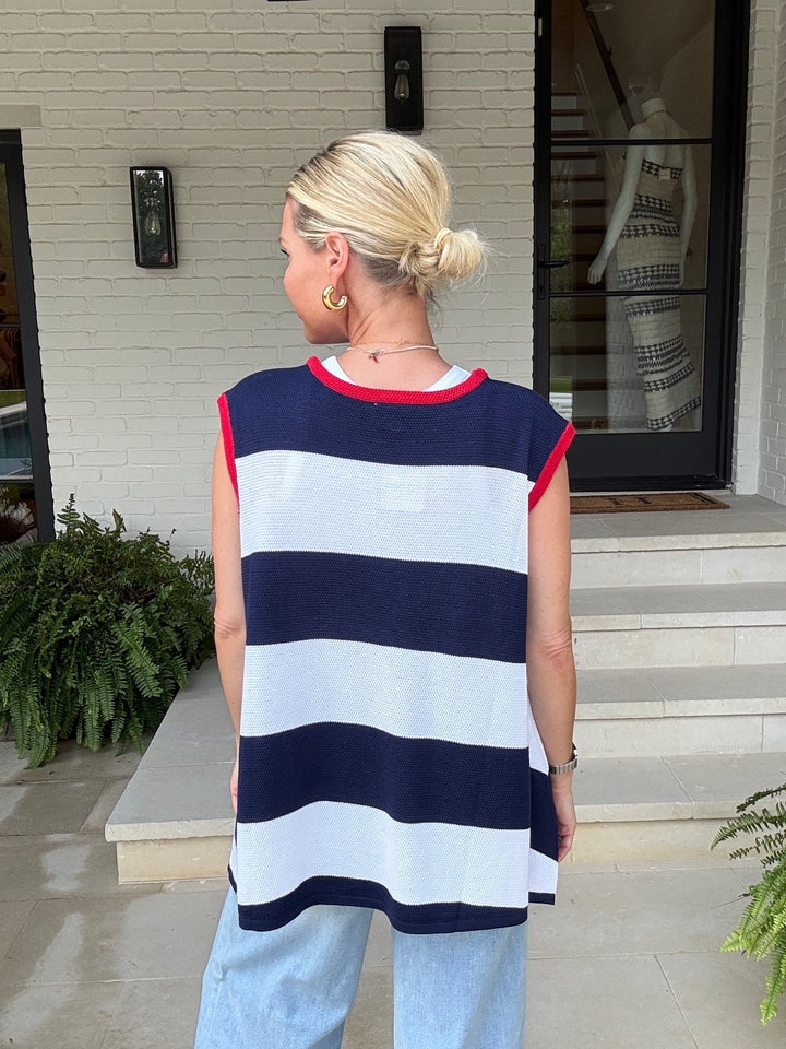 SUZANNA STRIPE TOP