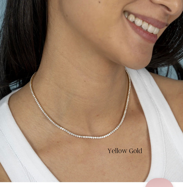 CLASSIC CZ TENNIS NECKLACE