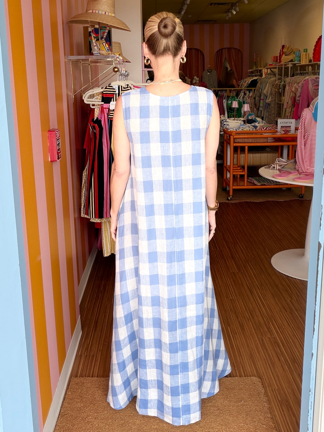 BLUEY BUFFALO CHECK DRESS LARGE