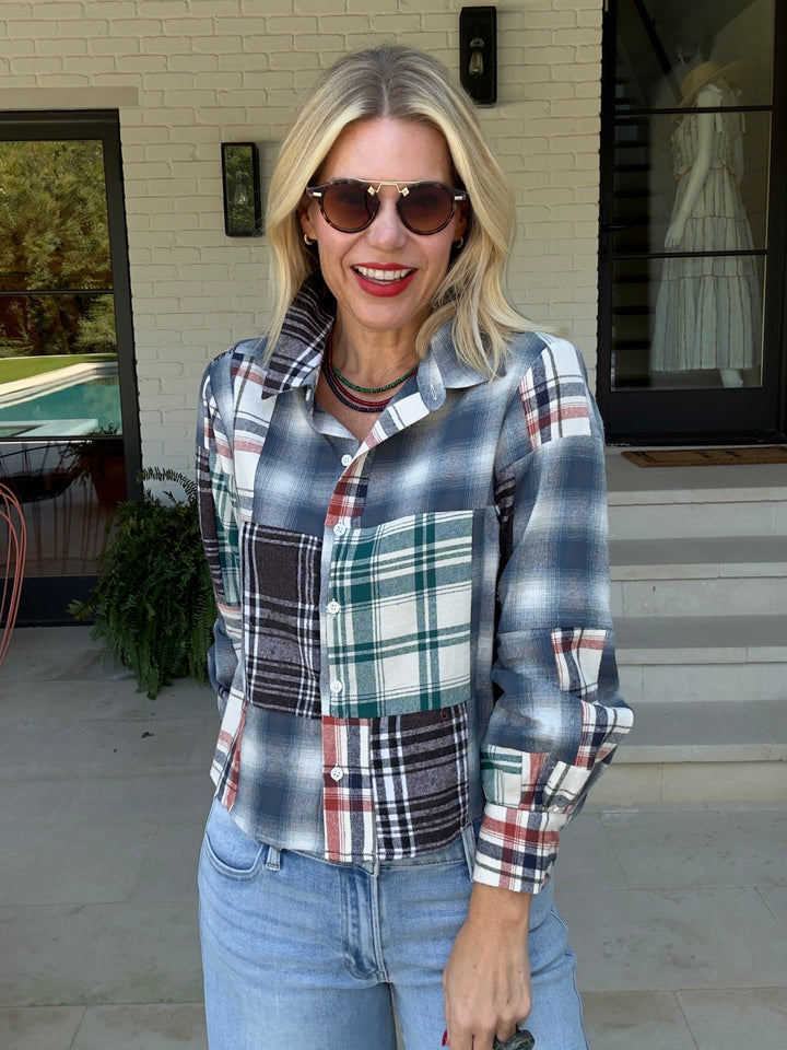 ALEXA PATCHWORK TOP