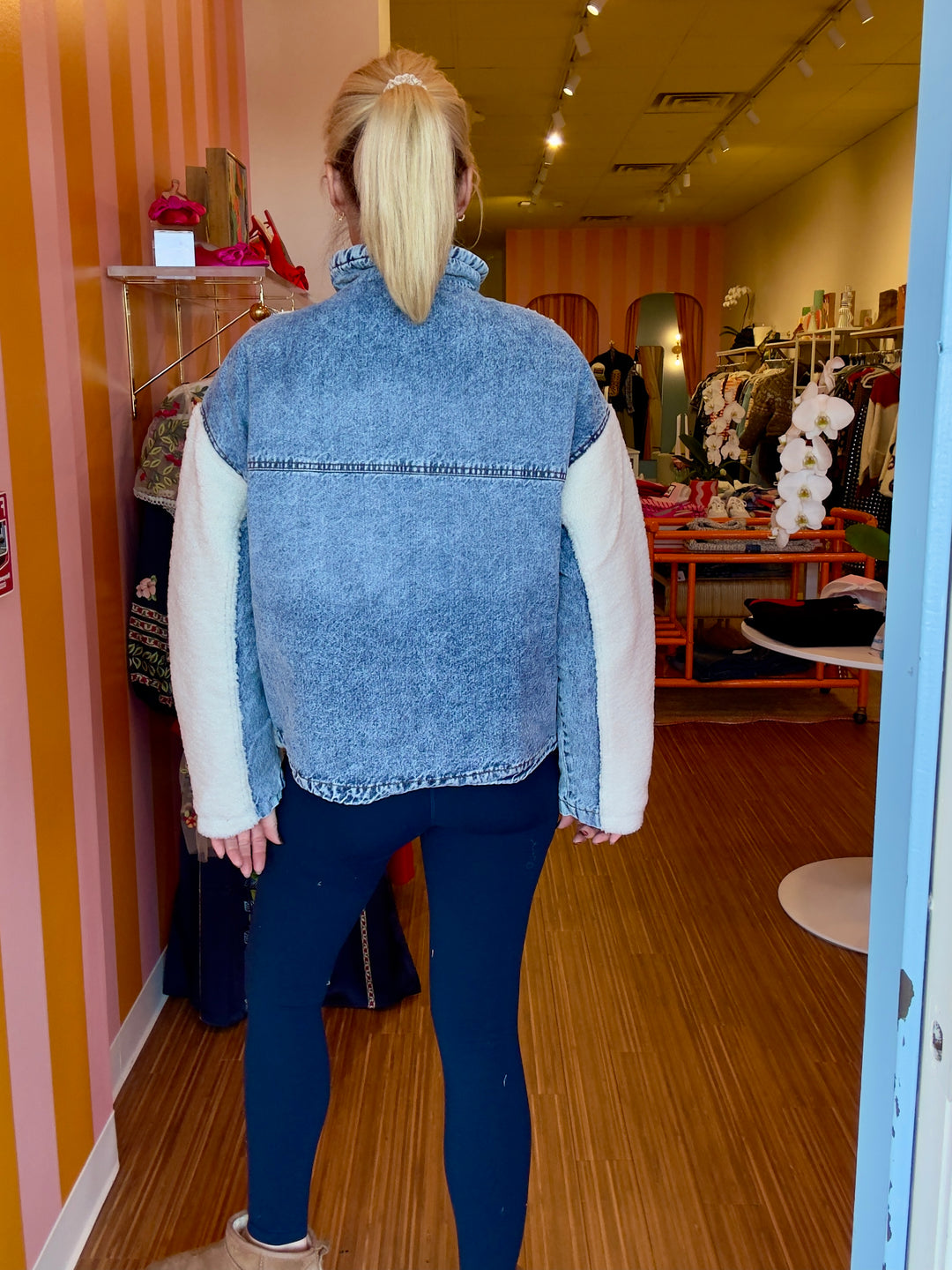 SHANIA SHERPA PULLOVER