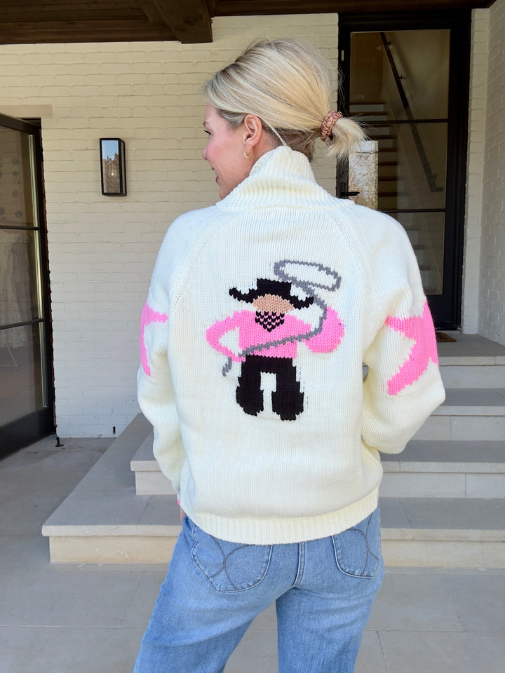 VARSITY COWBOY CARDIGAN