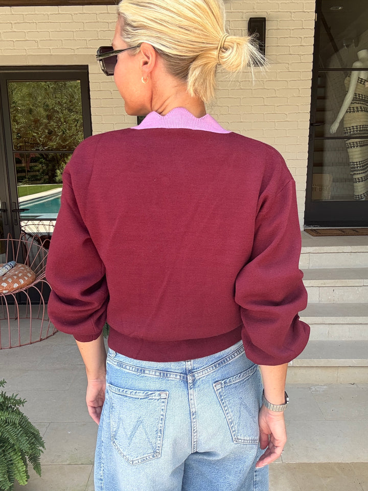 SENA SCALLOP CARDI