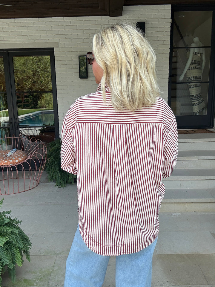 LONGHORN STRIPE SHIRT