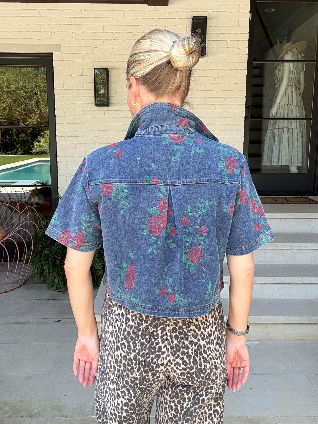 ROSALEE DENIM TOP