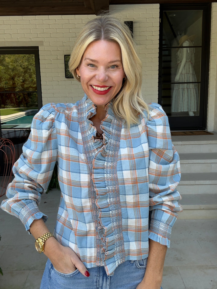 ZURI BLUE TOP