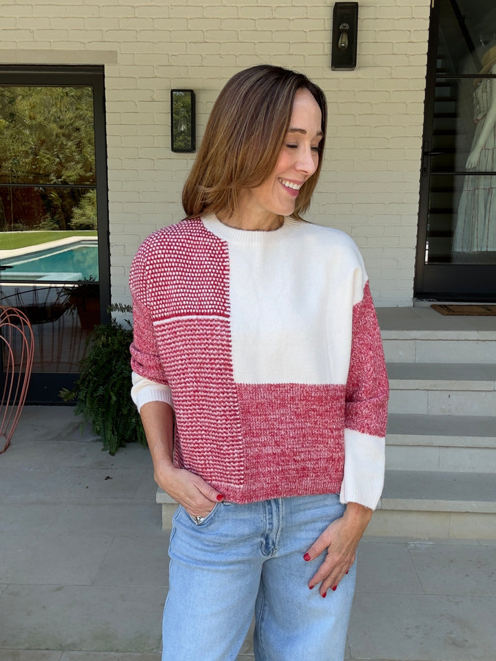 CAMDEN RED KNIT