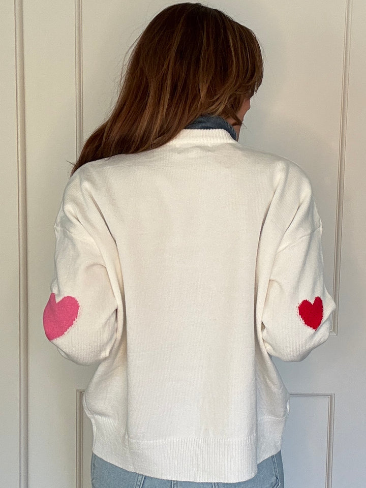 SAMANTHA HEART SWEATER