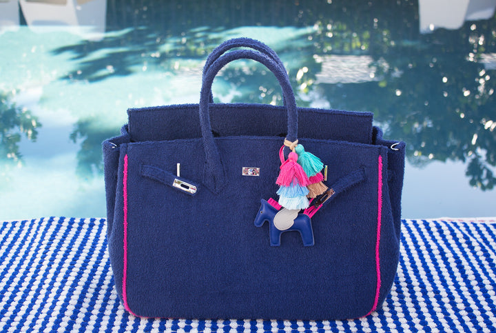 SEASIDE NAVY TOTE LARGE