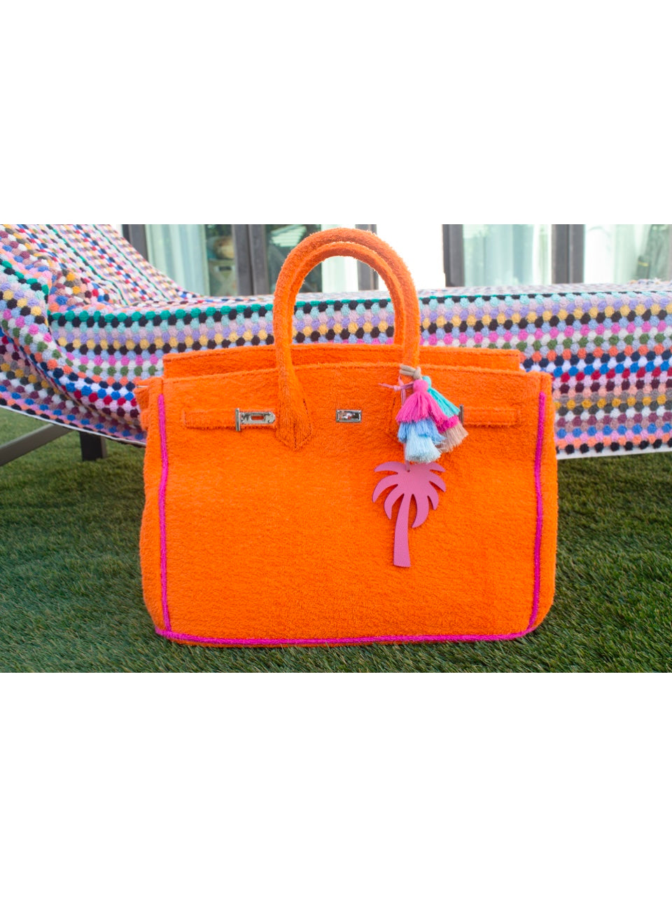 SEASIDE ORANGE TOTE LARGE