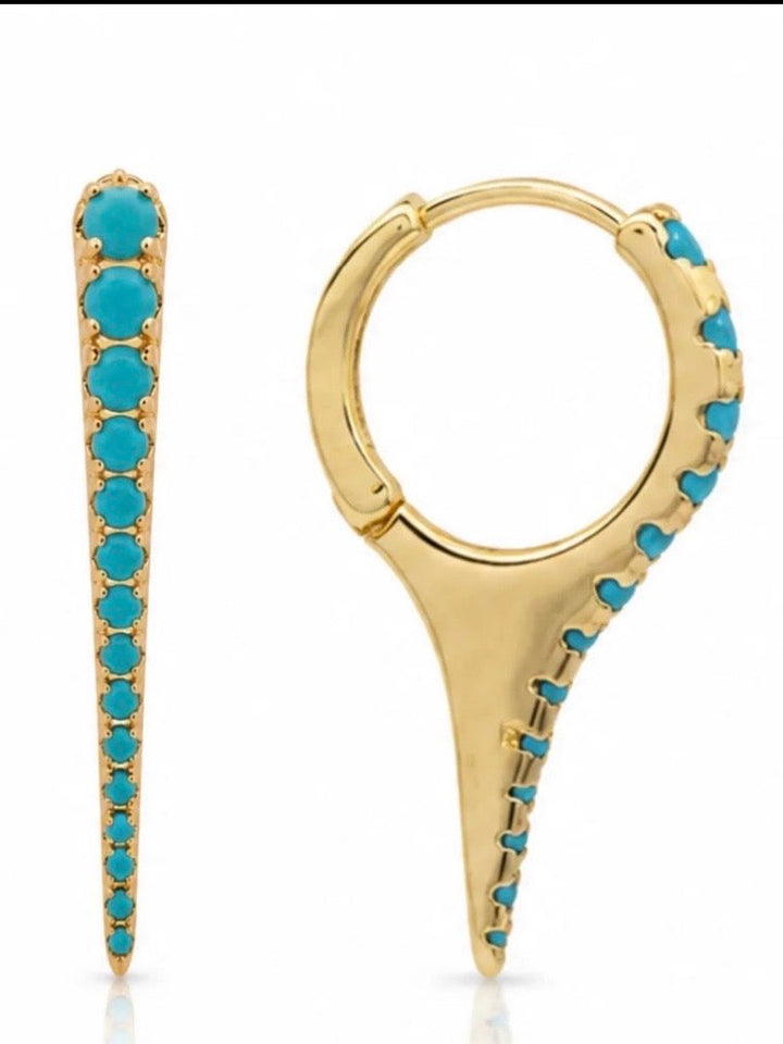 SUMMER SPIKE HUGGIE TURQUOISE