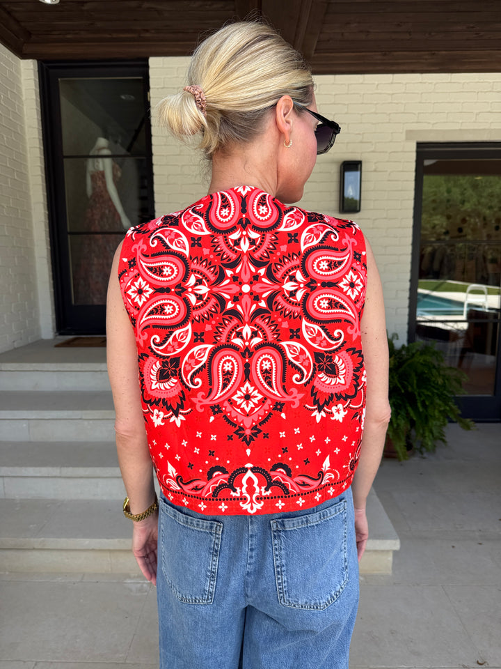 BRIANNA BANDANA VEST