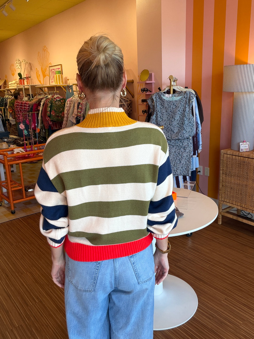 MADISON MULTI STRIPE CARDIGAN