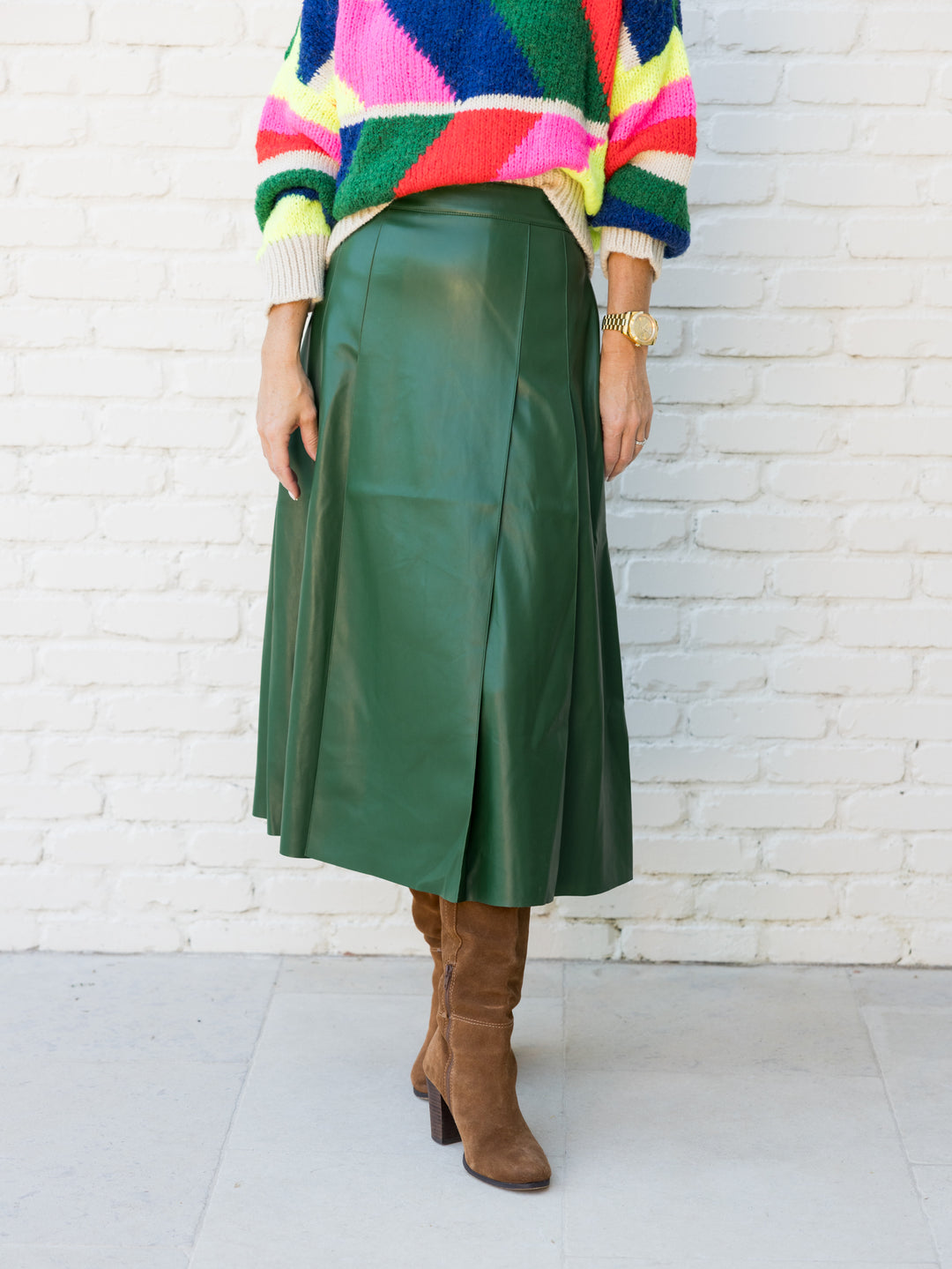 GITA GREEN SKIRT