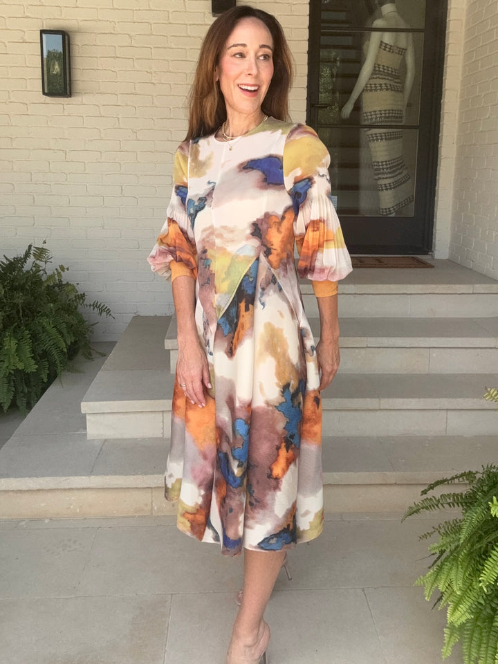 OAKHAM OMBRE DRESS