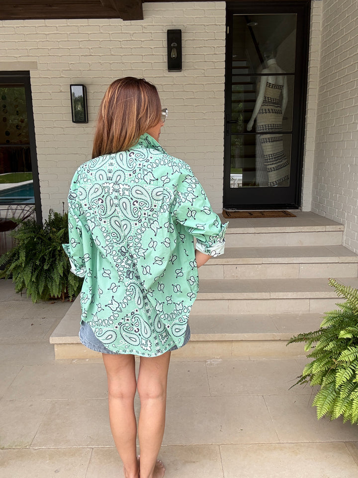 HISTENDE TURQUOISE SHIRT
