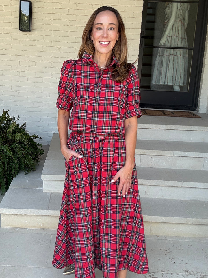 RUDOLPH TARTAN SKIRT