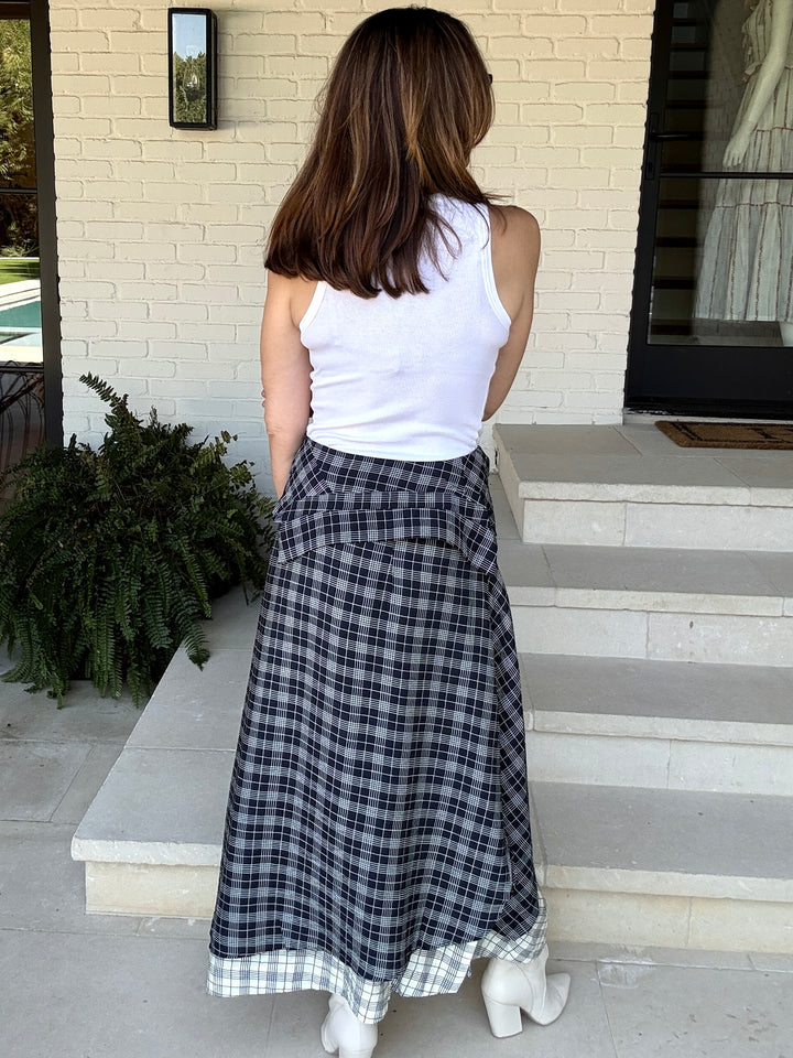 IXCHEL CONTRAST SKIRT