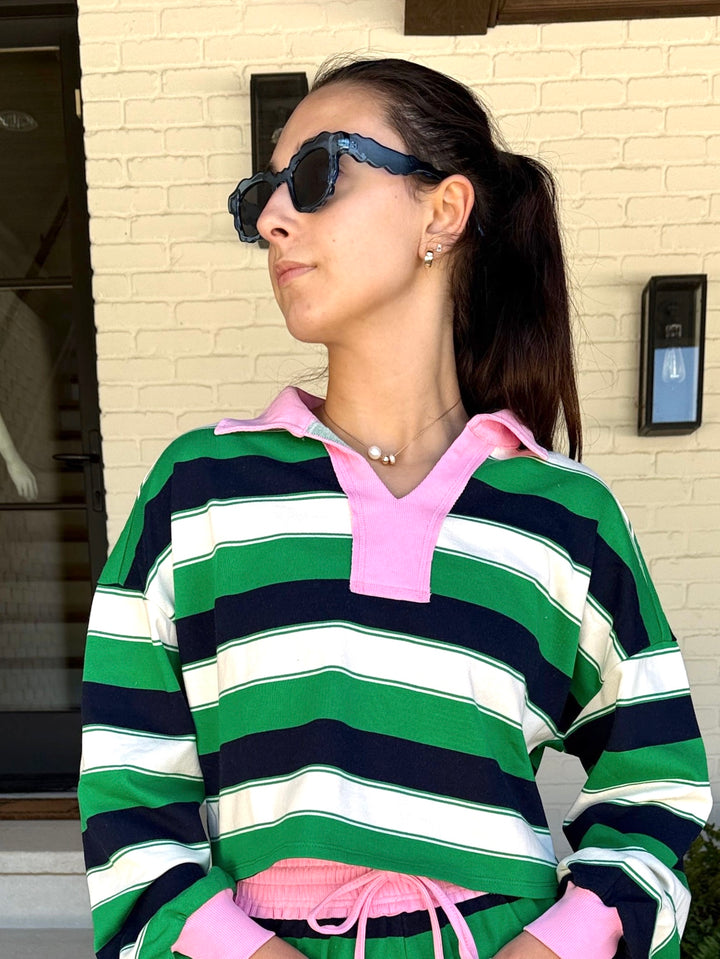 BUFFY STRIPE TOP