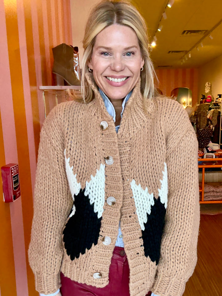 WELLER ARGYLE SWEATER