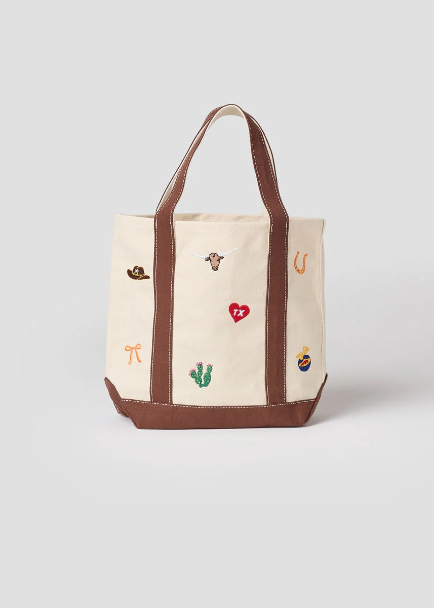 TEXAS ICONS SMALL TOTE